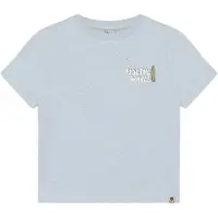 Daily7 T-shirt met backprint lichtblauw Jongens Katoen Ronde hals Backprint - maat 92