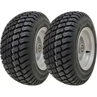 Parnells 16x7,50-8 grasmaaierwiel, 4-laags P332-band, stalen velg, 25 mm lager (set van 2)