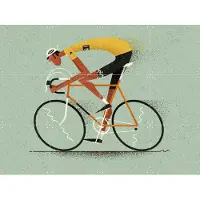 IXXI Merckx, Studio Muti - 80 x 60 cm - Gratis ophangtool - Grote wanddecoratie en posters - Illustraties, Speels, Kleurrijk, Grafisch Ontwerp