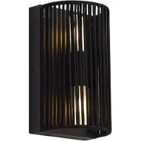 QAZQA Japandi wandlamp zwart met touw IP44 - Jayla