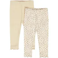 Dirkje - Leggings - 2 stuks - Off White - Maat 56