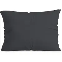 Zelesta Comfort Duo Kussensloop - Zacht zwart - 60x70cm - Set van 2 kussenslopen