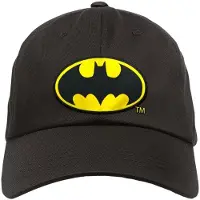 Batman - DC Comics Cap - Metal-Kids - -Logo - voor Kinderen - zwart - Maat L