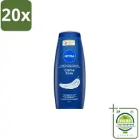 Nivea 20 x – Douchegel – Creme Care – 650 ml - Grootverpakking - Douchegel - Huidverzorging - Amandelolie - Druivenpitolie - Vochtbalans