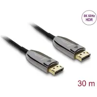 DeLOCK Active Optical Cable DisplayPort 2.1 8K 60 Hz 40 Gbps 30 m