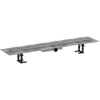 Hansgrohe RainDrain Compact - Douchegoot 90 cm, met rooster, geborsteld roestvrij staal 56168800