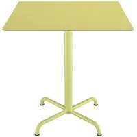 Houe Bijzettafel Buiten Pico Café Table 4 Star Base Lemon Zest 70 x 70 cm