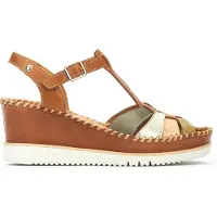 Pikolinos Sandaal ' AGUADULCE ' beige / cognac / kaki / zilver