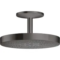 Hansgrohe One - Hoofddouche, diameter 28 cm, geborsteld zwart chroom 48493340