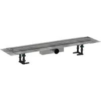 Hansgrohe RainDrain Compact - Douchegoot 80 cm voor tegelvloer, met rooster 56179000