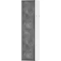 Hansgrohe XtraStoris Rock - Ingebouwde box voor toiletborstel, met planchet, mat wit 56060700