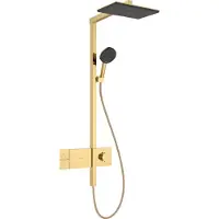 Hansgrohe Raindance Alive Q douchekolom 210/340, 1 straal, EcoSmart, met ShowerSelect Comfort, geborsteld goudkleur
