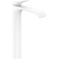 Hansgrohe Wastafelmengkraan vivenis eengreeps 250 met trekwaste mat wit