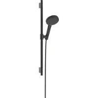 Hansgrohe Raindance Alive Select S - Doucheset - EcoSmart waterbesparend - Select-knop bediening - 125mm maat - 3 straalfuncties - Brushed Black Chrome