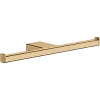 Hansgrohe AddStoris dubbele closetrolhouder Brushed Bronze