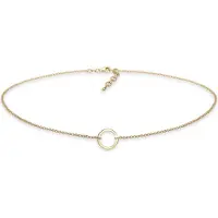Elli Halsketting Chokerketting 925 Sterling Zilver verguld