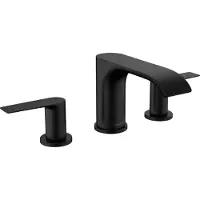 Hansgrohe Wastafelmengkraan Vivenis 3-gats 90 Met Trekwaste Mat Zwart