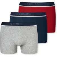 Schiesser Boxershorts navy / grijs / rood / wit