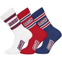 NFL Sokken ' NFL New York Giants Crew ' navy / rood / wit