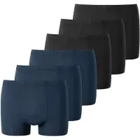 Schiesser Boxershorts donkerblauw / zwart