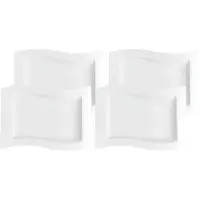 Villeroy & Boch Gourmetteller NewWave 33 x 24 cm Set van 4