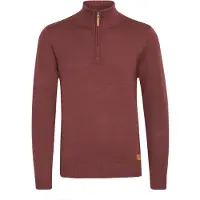 Blend Trui 'Robin' bruin / zilvergrijs / bordeaux