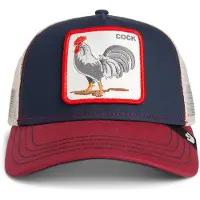 GOORIN BROS. Pet 'Rooster' beige / navy / rood