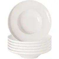Villeroy & Boch Diep Bord Afina White 25 cm (6 delig)