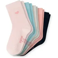 Schiesser Sokken 'Rainbow' ecru / lichtblauw / rosa / zwart