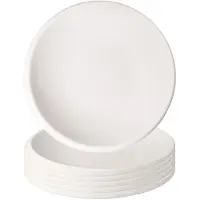 Villeroy & Boch Gebaksbordje NewMoon Wit (6-Delig)