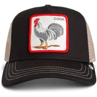 Goorin Bros. Pet 'Lone Wolf' grijs / rood / zwart / wit