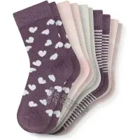 Schiesser Sokken 'Rainbow' ecru / lila / rosa / wit
