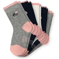 Schiesser Sokken 'Hi' grijs / rosa / zwart / wit