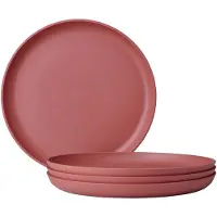 Mepal ontbijtbord Silueta - 4 stuks - Camping borden - Vivid mauve