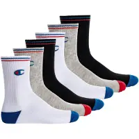 Champion Sokken blauw / grijs / bloedrood / zwart / wit