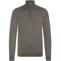 INDICODE JEANS Trui 'Nathen' donkergrijs