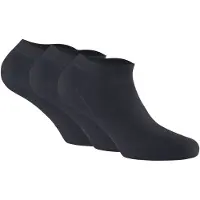 Rohner Bamboo Sneaker Sokken 3 Paar (Maat - 43-46, Kleur - BLACK)