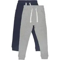 Minymo Broek donkerblauw / grijs