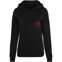 Miss Tee Sweatshirt 'Everything's Nice' donkerroze / zwart