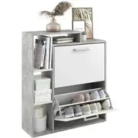 Vicco Orlando Schoenklaprek – 24.5 x 90 cm Wit/beton