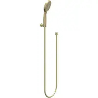 Ivy Aia Handdoucheset Set Bestaande Uit Doucheslang 120 cm, Wandhouder En Handdouche 3-Standen Verstelbaar Geborsteld Mat Goud PVD