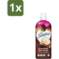 Soupline 1 x – Wasverzachter – Verwarmende Kokosnoot & Witte Bloemen – 950 ml - Wasverzachter - Kokosnoot - Witte Bloemen - Warme Geur - Wasgoed