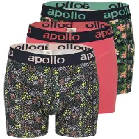 Apollo Heren boxershorts print 3-pack multi color