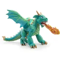 Papo - Figurine Molloss groen blauw