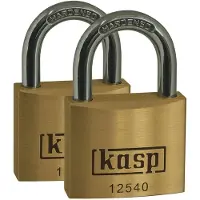 Kasp K12540D2 Hangslot 40 mm Gelijksluitend Goud-geel Sleutelslot