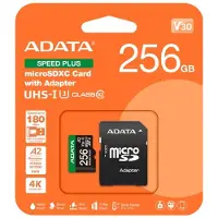 ADATA Geheugenkaart - - Speed Plus - 256 Go - microSDXC - UHS-I U3 - Klasse 10