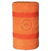 The Indian Maharadja Zweetbandje Striped Sweatband Orange Fire