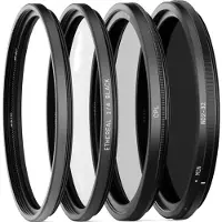 Urth 82mm Cinematic Filter Kit Plus+ (UV, CPL, ND32, Ethereal 1/4 Black Mist)