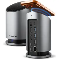 Axagon USB-C dockingstation Incl. laadfunctie, USB-C Power Delivery