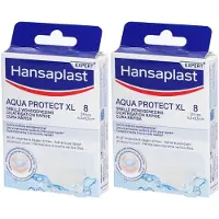 Hansaplast Aqua Protect Snelle Wondgenezing XL 4.3cmx6.5 2x8 St Pleister